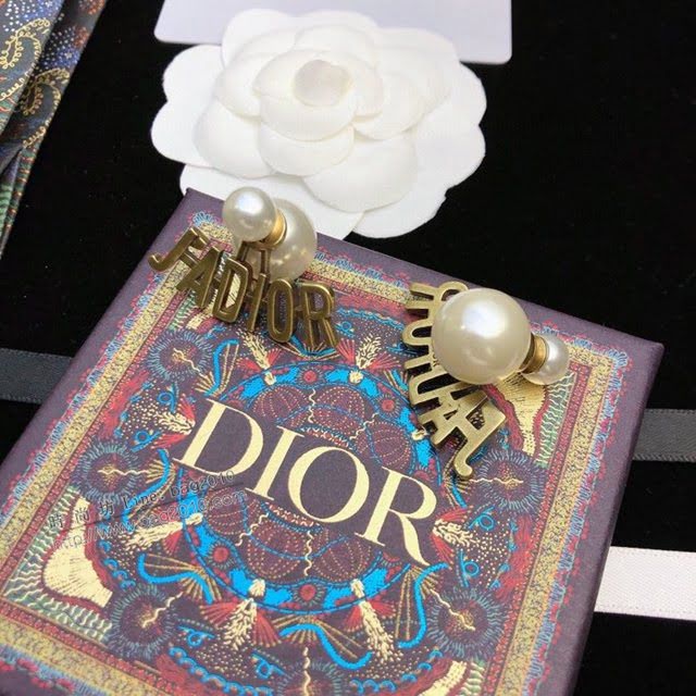 Dior飾品 迪奧經典熱銷款JADIOR字母耳釘耳環  zgd1474